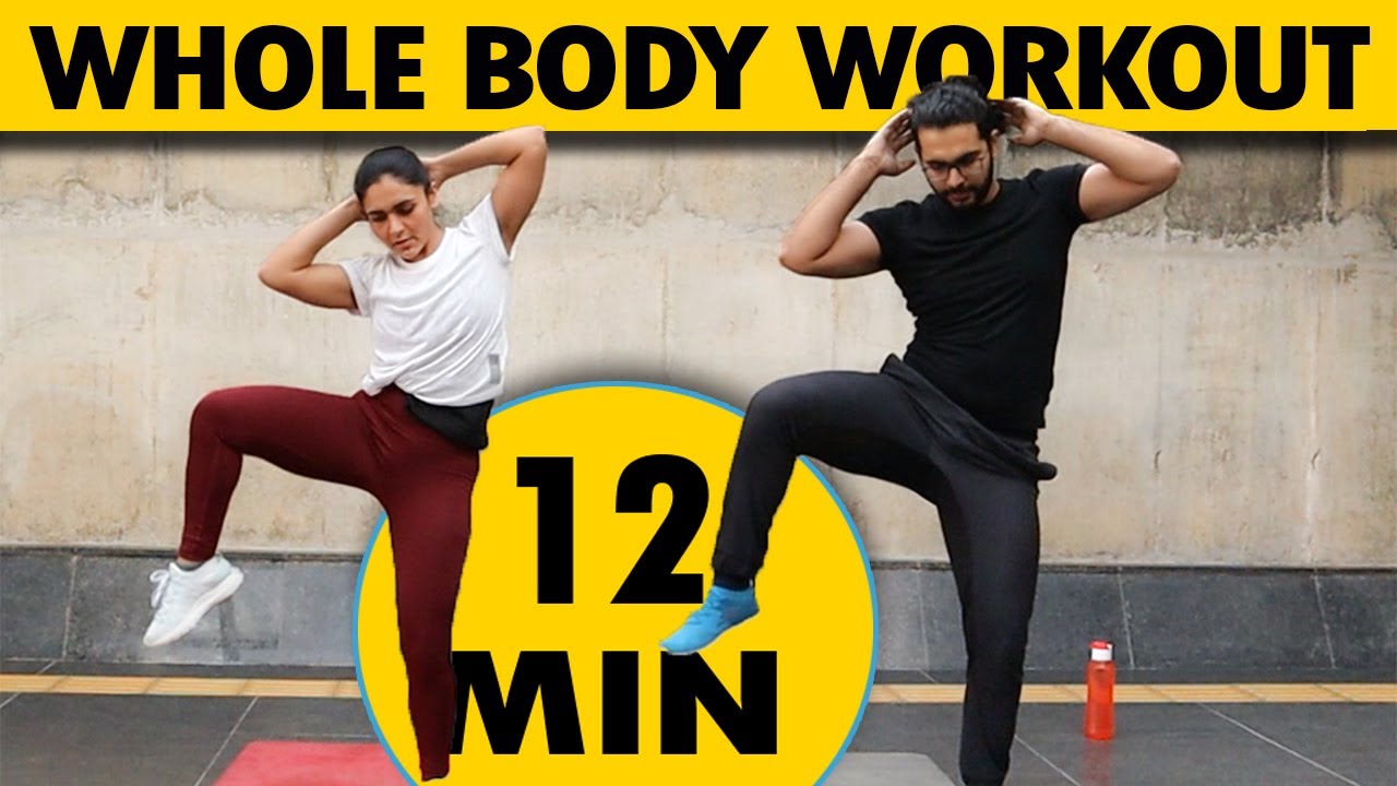 12 Min Whole Body Workout AT HOME || Lose Weight Fast With Mukti Gautam