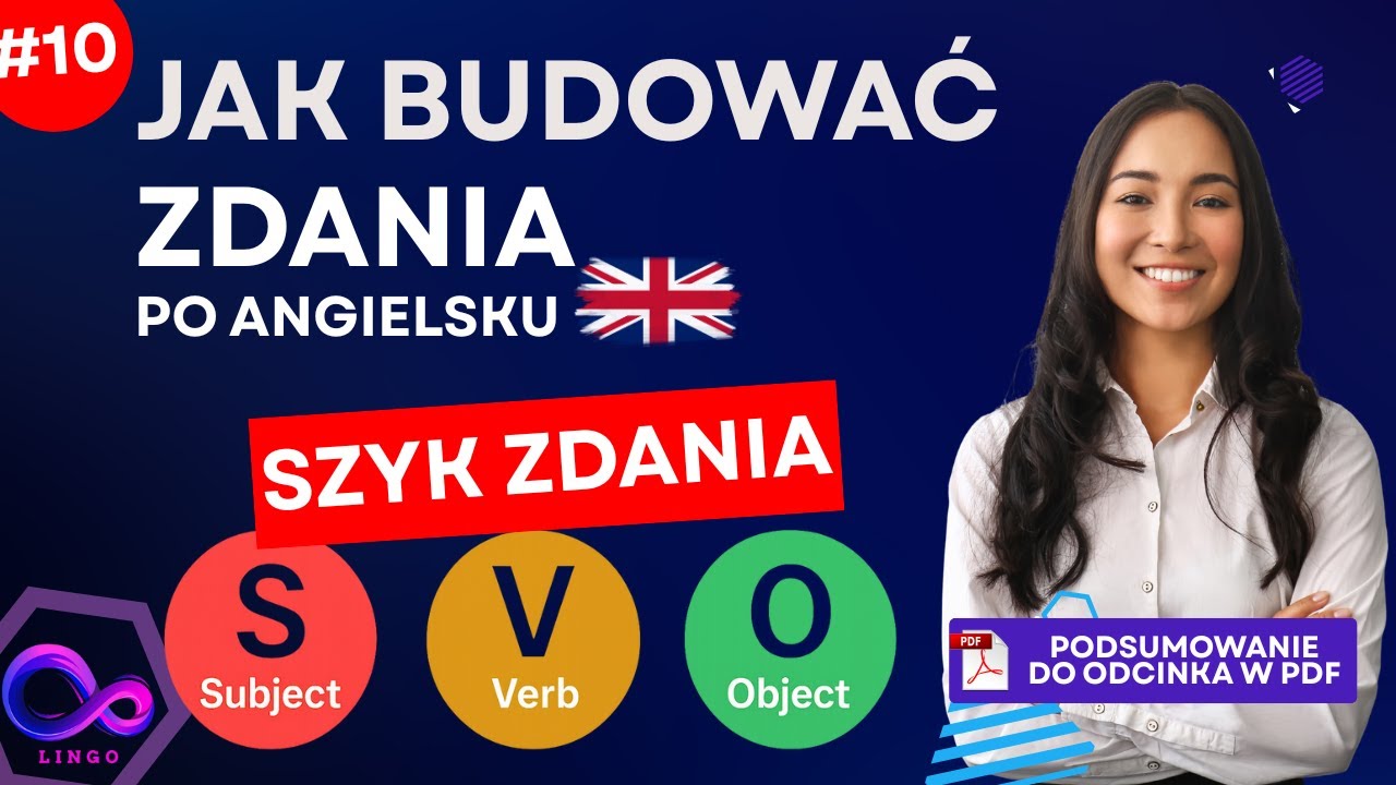 Naucz się budować zdania po angielsku - Szyk zdania SVO - praktyczne przykłady #10