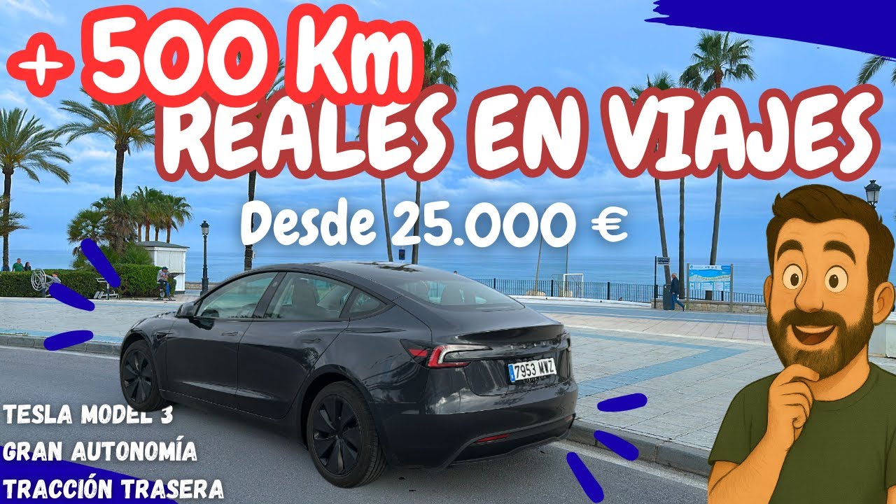 Análisis en profundidad Tesla Model 3 Gran Autonomía Tracción Trasera 2025 con 702 km #TestDrive