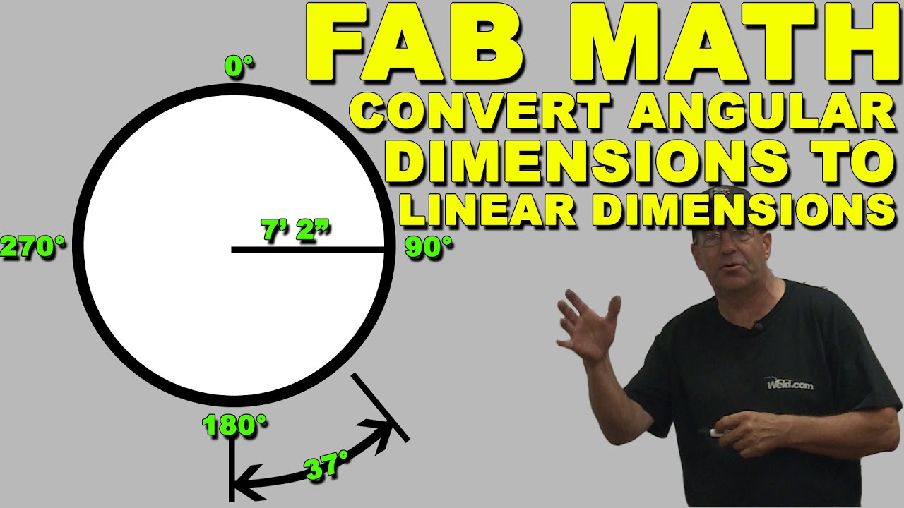 SHOP MATH (Ep. 1): Convert Angular to Linear Dimensions