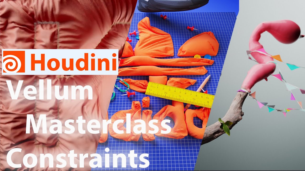 Full Houdini Vellum Course - Beginner. 4 hours