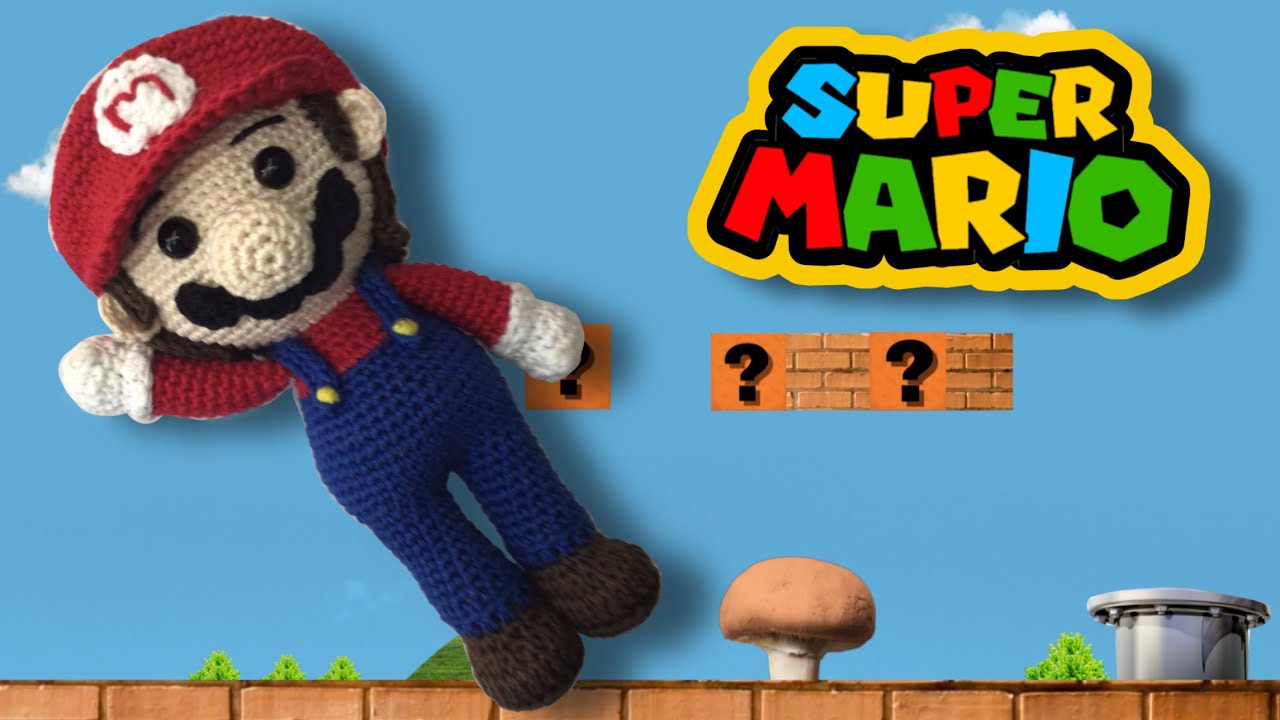 Mario Bros Amigurumi 1/3 (🇺🇸🇧🇷) #mariobroscrochet #mariobrostejido #mariobrosfanart