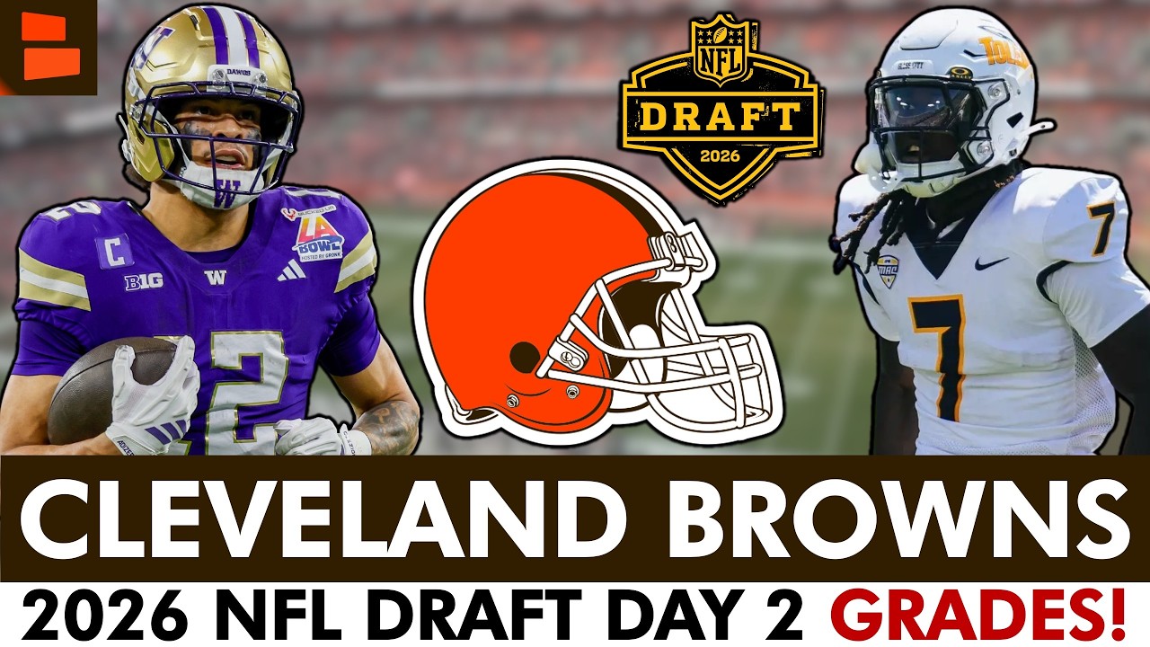 Cleveland Browns Draft Grades: Denzel Boston AND Emmanuel McNeil-Warren Taken On Day 2!