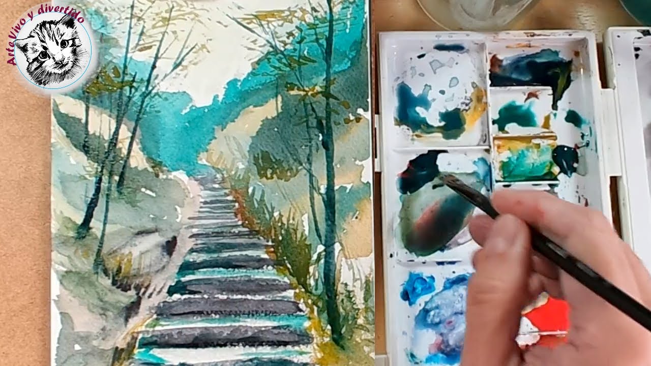 Aprende a Pintar Paisajes con Acuarela: Curso paso a paso para principiantes 5