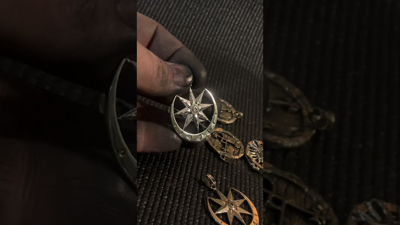 Star of Ishtar Necklace | Inanna Pendant Jewelry Making Process ASMR Metalwork & Pagan Jewelry Craft