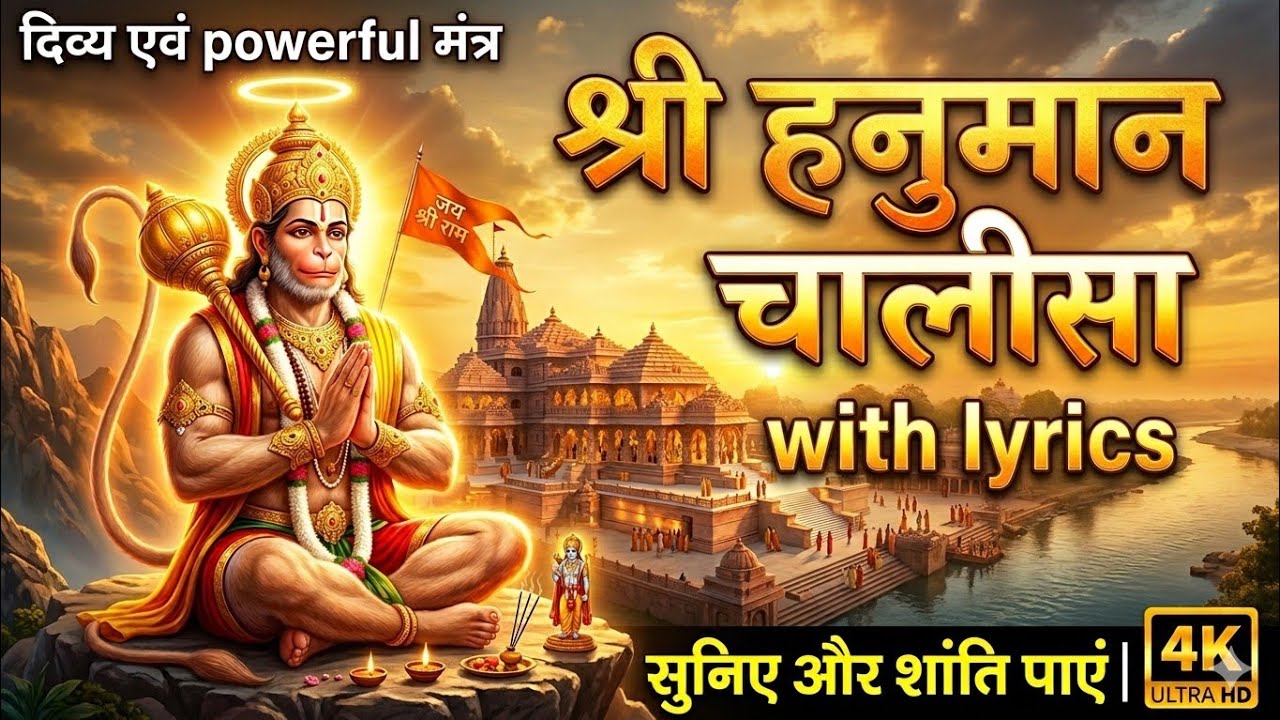 Hanuman Chalisa Powerful Path | Mangalwar Special | Jai Shri Ram | Subscribe for Divine Energy 🚩🔥