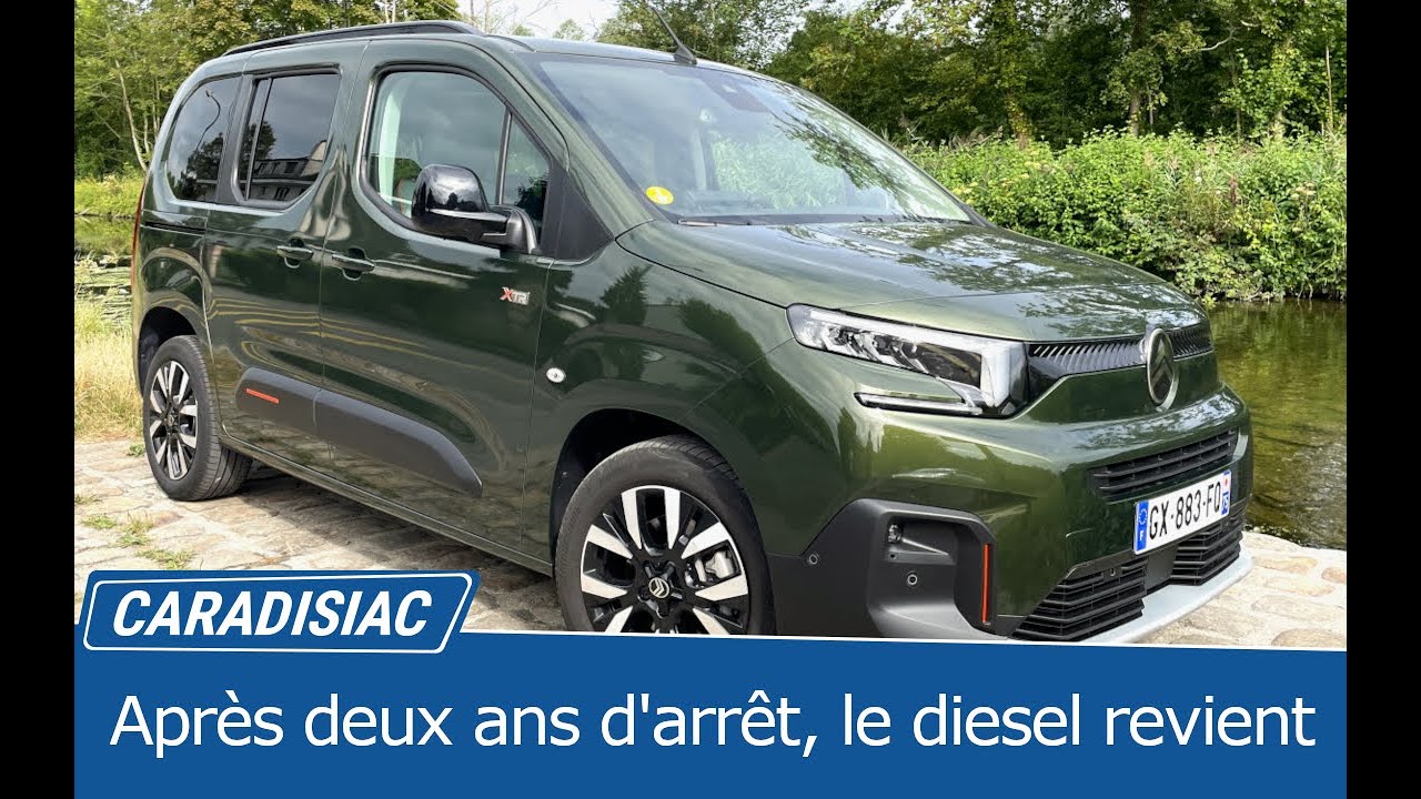 Citroën Berlingo 2024 : un nouveau regard et surtout, le retour du diesel !
