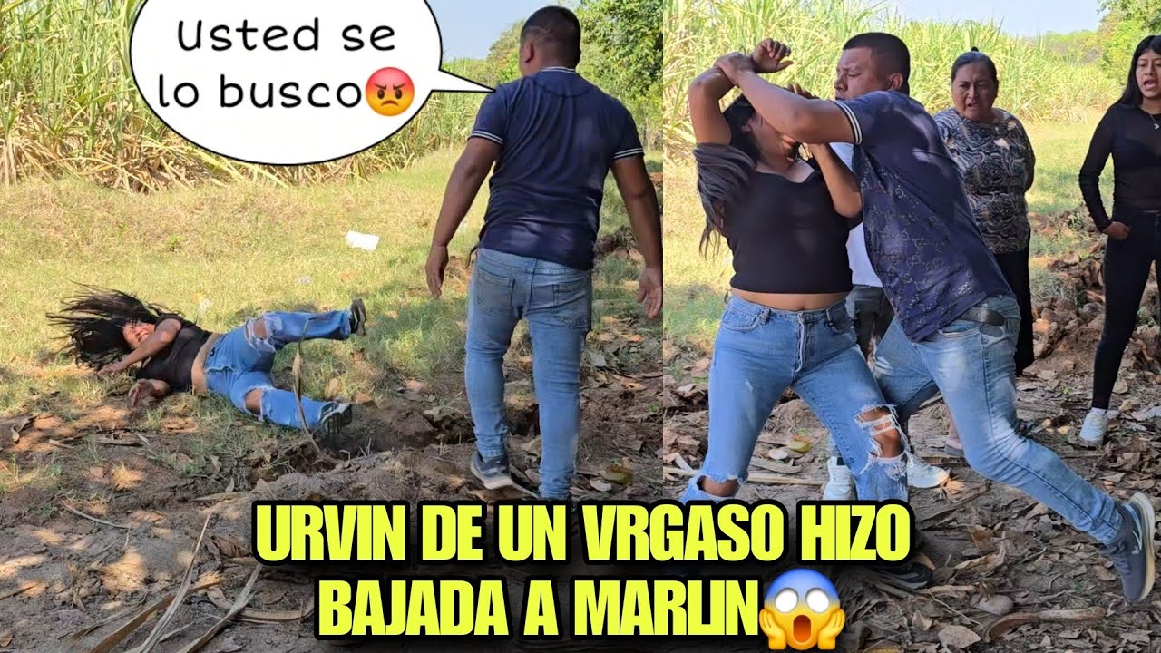 Dios Mio URVIN S0mat0 A MARLYN Contra El Suelo, MARLYN Hasta Lloro Del Gran VRGAS0😱