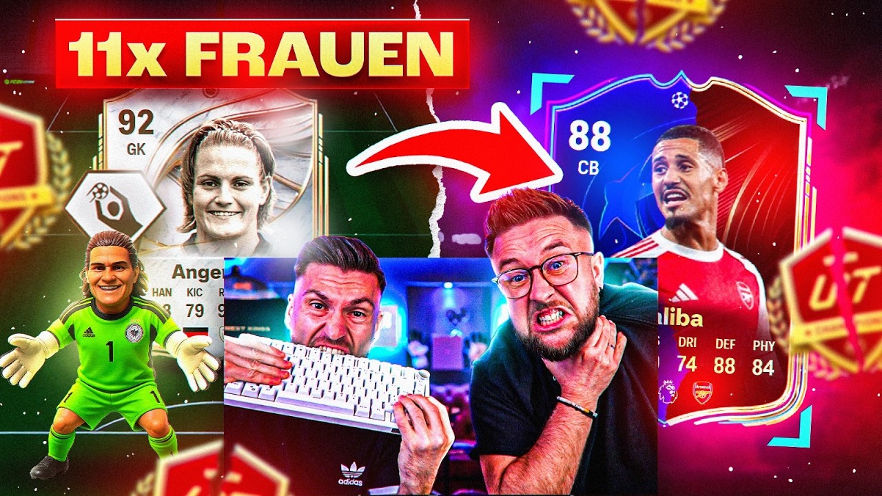 Wir haben mit 11x FRAUEN die Weekend League GESPIELT…. 🤬🤣
