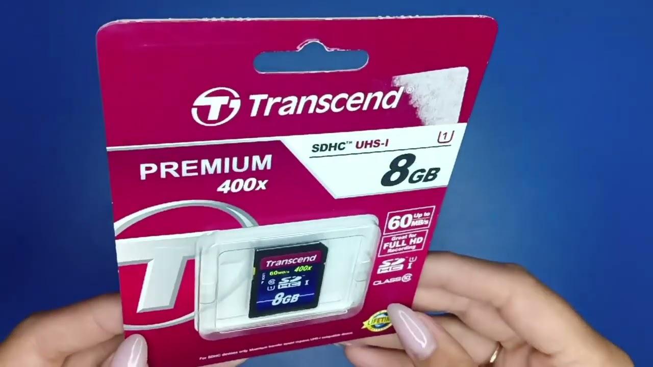 Карта памяти 8Gb Transcend Premium Class10 SDHC TS8GSDH1 с адаптером