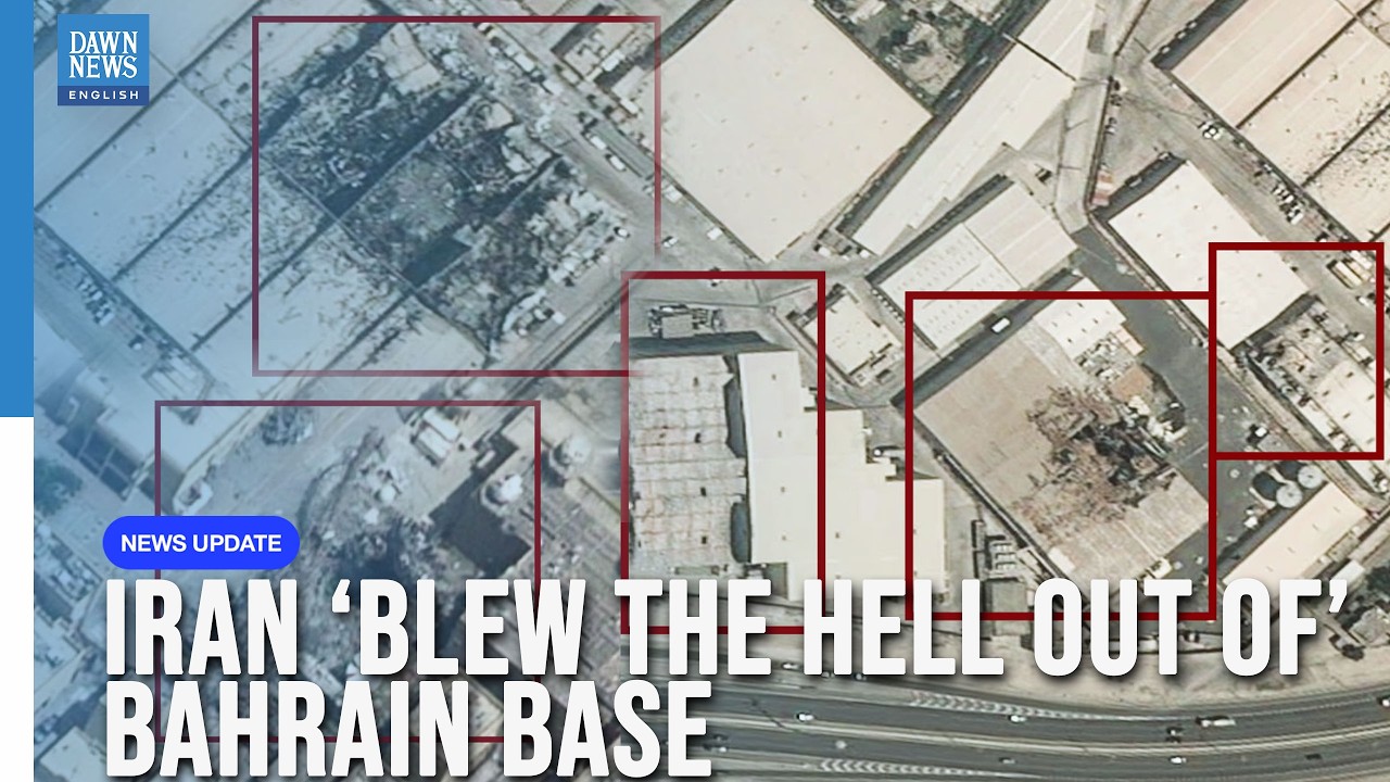 US Navy Chief Admits Iran &lsquo;Blew the Hell Out of&rsquo; Bahrain Base | Dawn News English