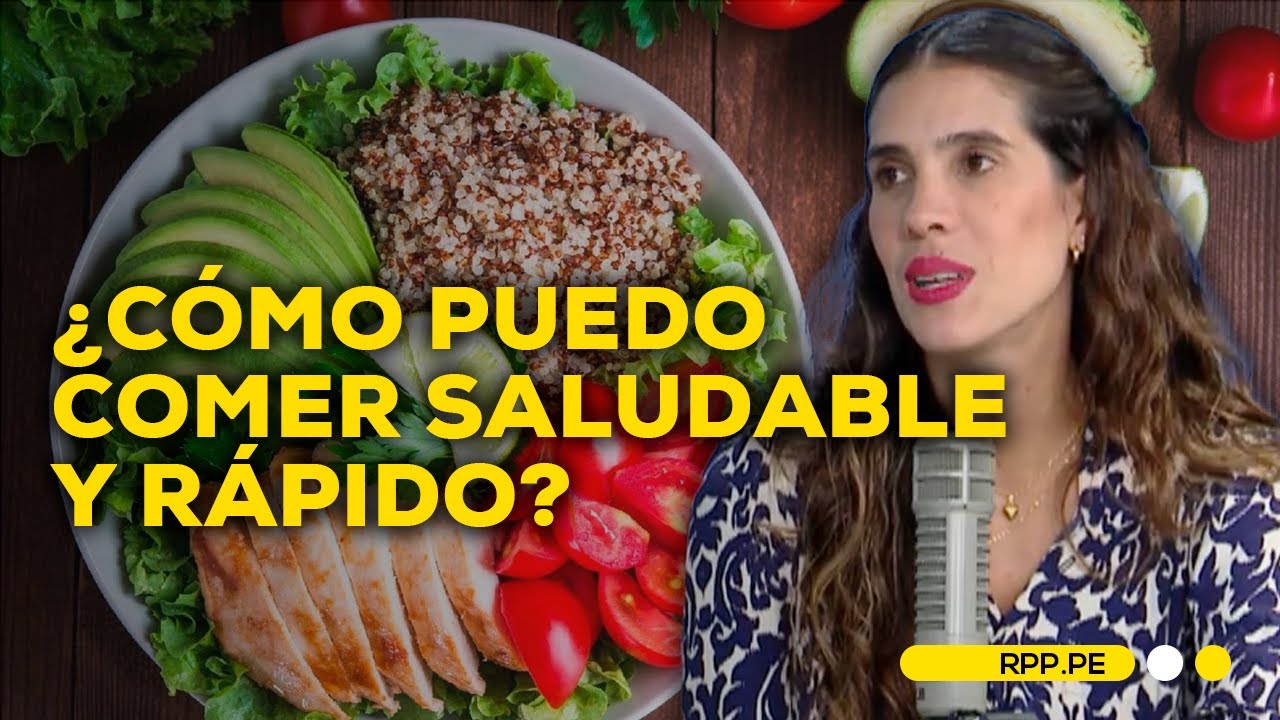 Vanessa Tello brinda consejos para comer saludable, rápido y económico
