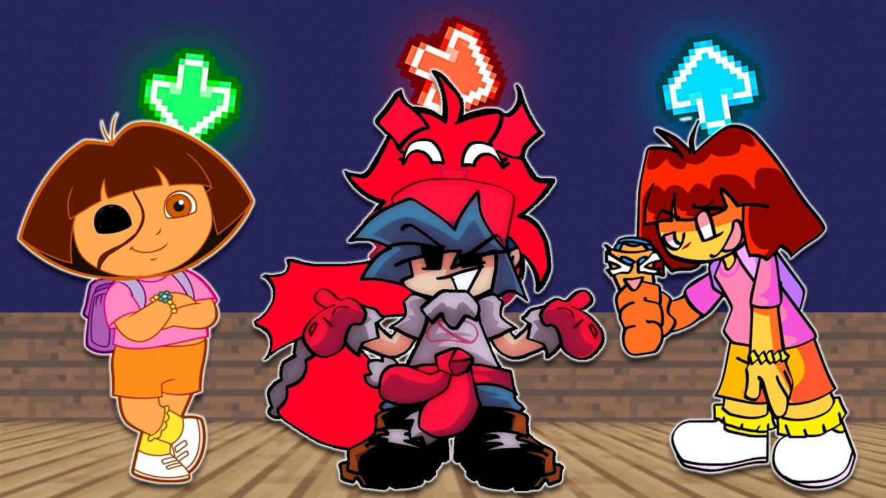 FNF Character Test | Gameplay vs Playground | Dora The Explorer | FNF Mods