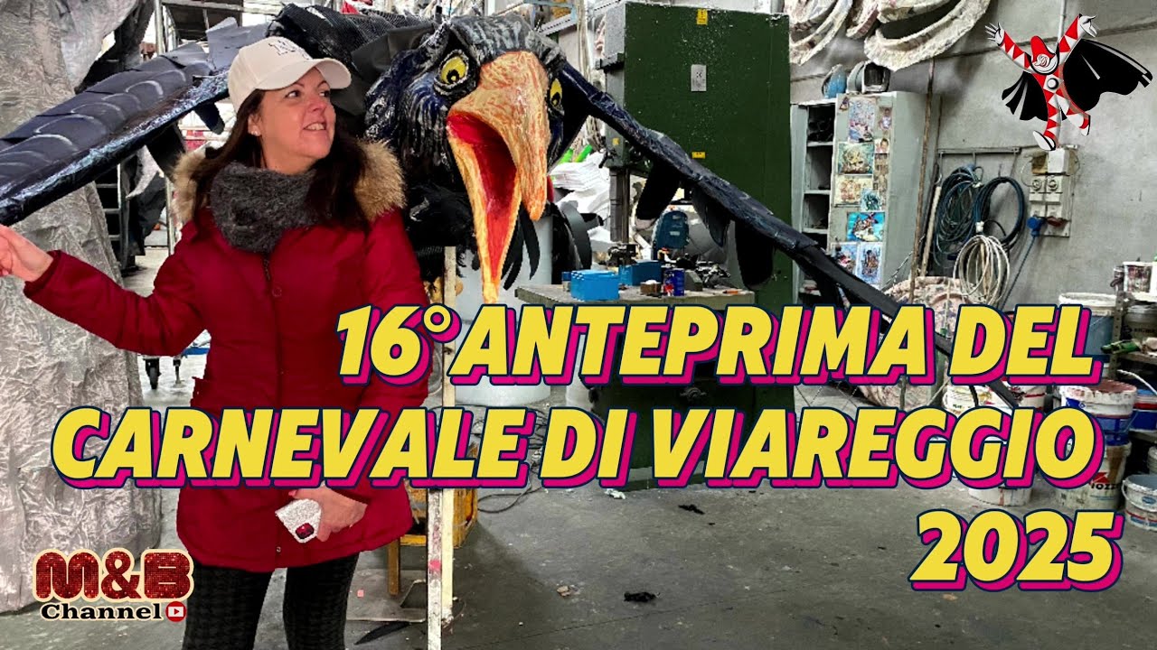 Carnevale di Viareggio 2025....16°Anteprima dei lavori x il Carnevale di Viareggio 2025