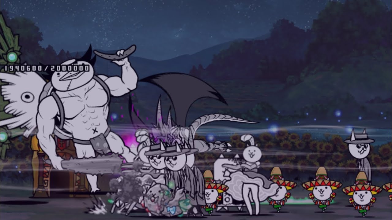 Beating ghost king finale (Brutal) (the battle cats