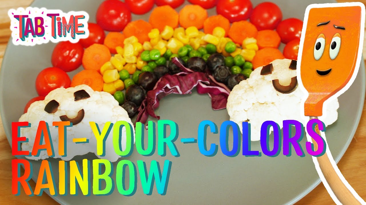 Snack Time: Eat-Your-Colors Rainbow | Healthy Snacks for Kids | Cartoons for Kids | Toddlers
