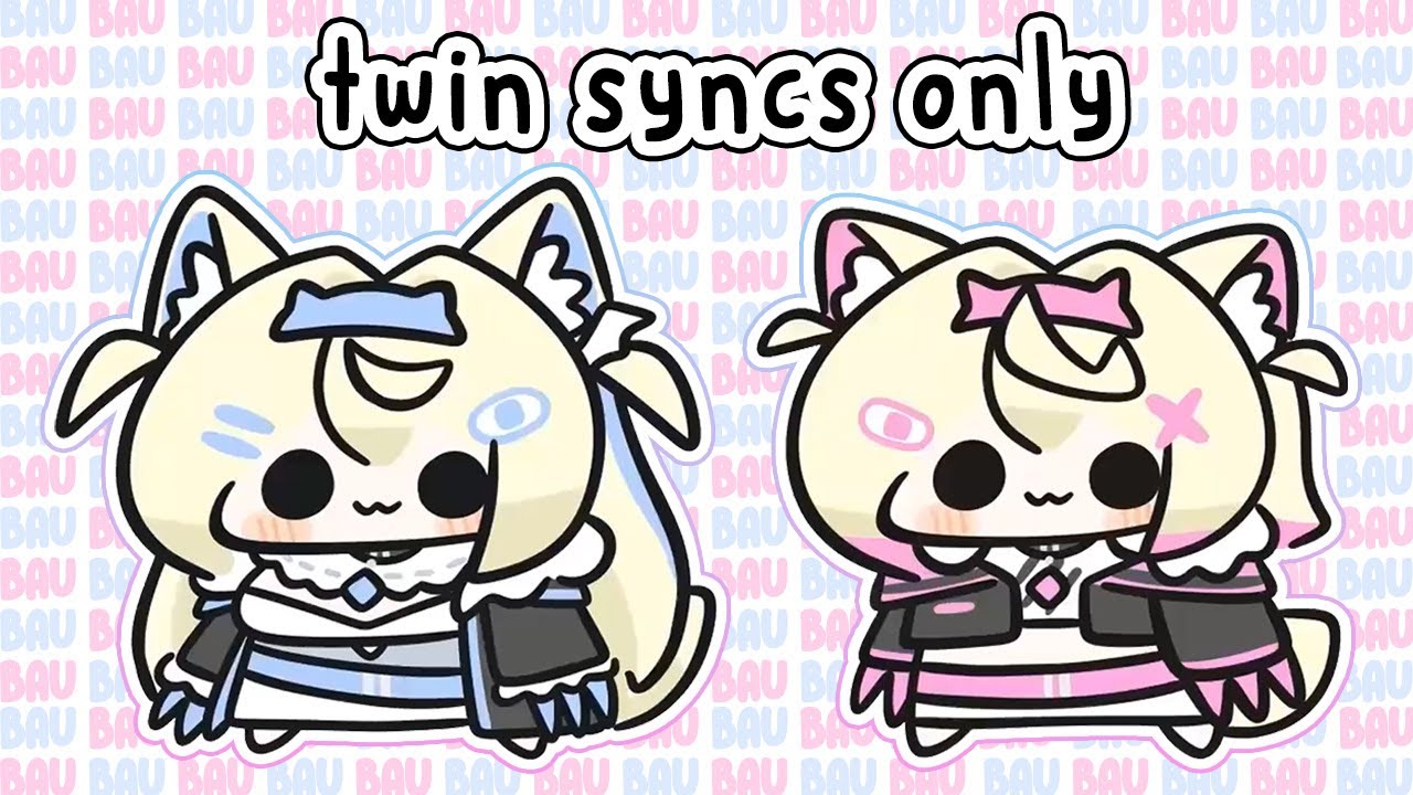 【TWIN DAY SYNC CHALLENGE】if we stop our twin syncing we end stream 🐾【FUWAMOCO｜いい双子の日】