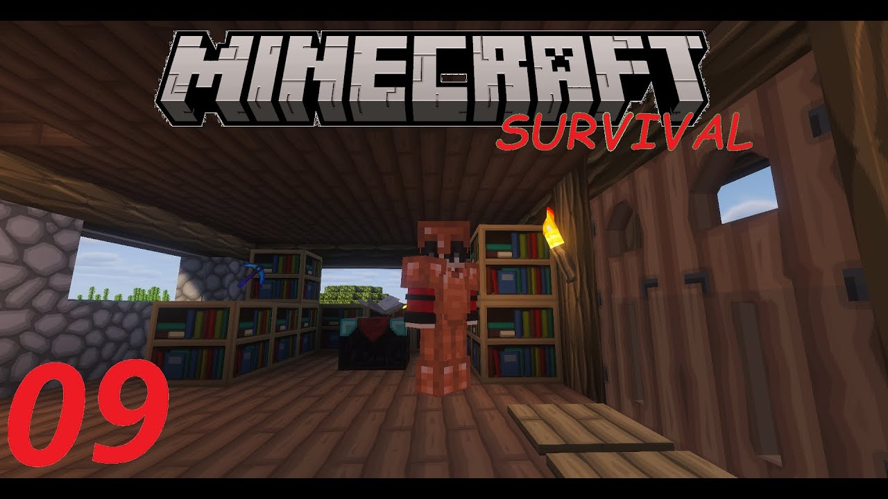 Minecraft Poradnik 1.21 - Jak Stworzyć Stół do Enchantingu i Kilof ze Szczęściem - Survival #009