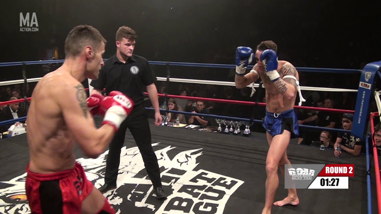 Sean BAXTER vs Brian KNAPP - Full Muay Thai fight from Roar Combat League