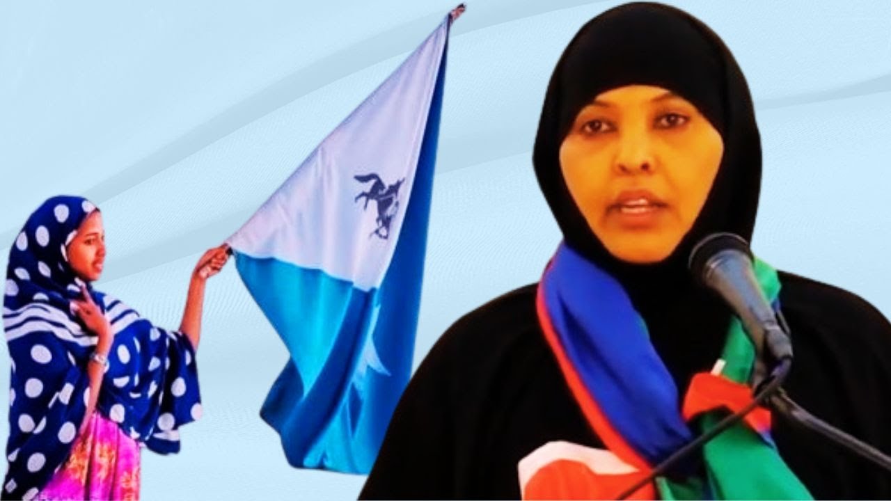 Abwaanad Rooda Afjanno oo Xafladdii SSC-Khaatumo ee Maraykanka Khudbad Nooceedu yaryahay ka Jeedisay
