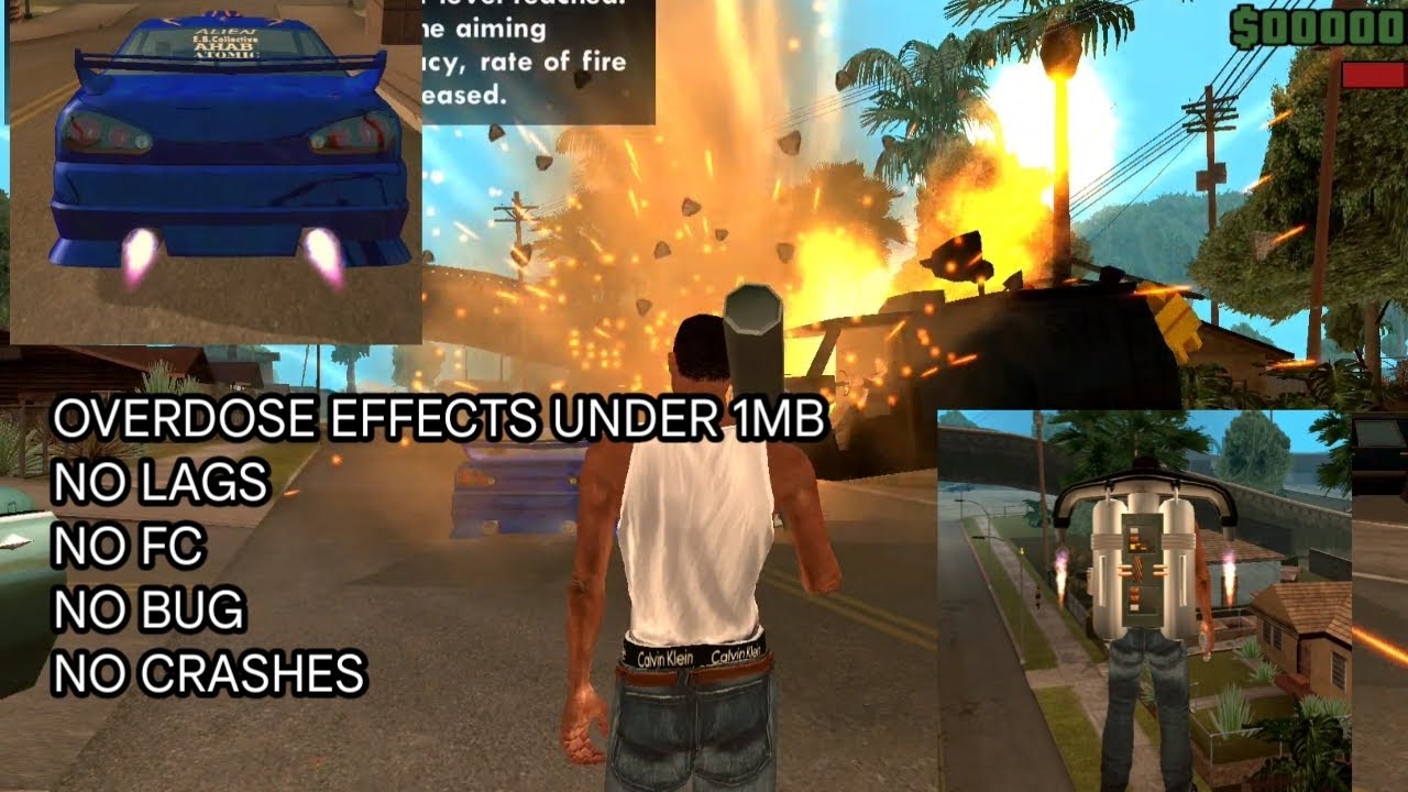 GTA SA 1MB OVERDOSE EFFECT