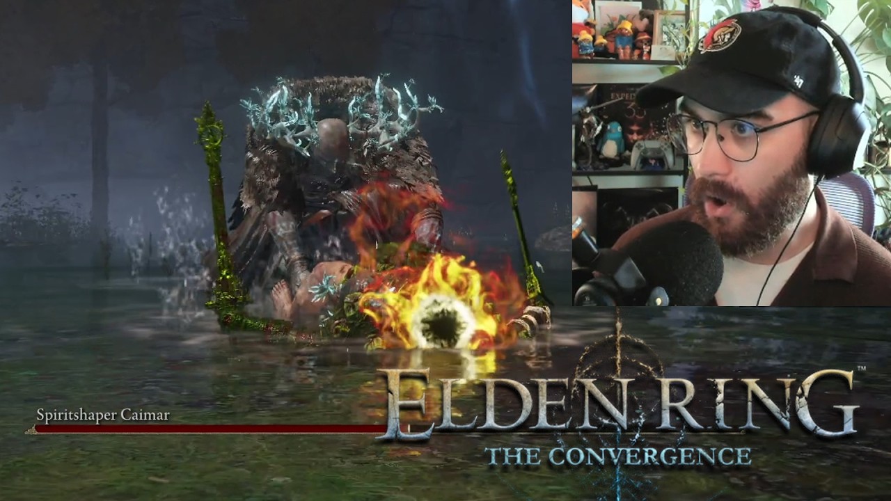 Spiritshaper Caimar Boss Fight FIRST REACTION (Elden Ring Convergence Mod)