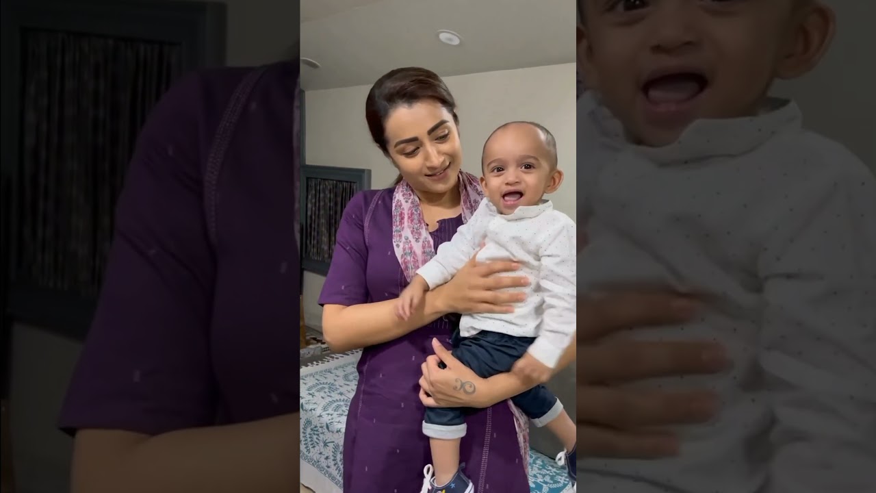 Actress Trisha Krishnan with cute baby boy 💕😍|