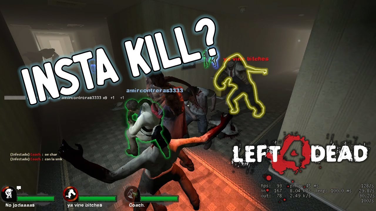 L4D2 - Insta Kill + 3cap (ESPECIAL 60 SUBS)