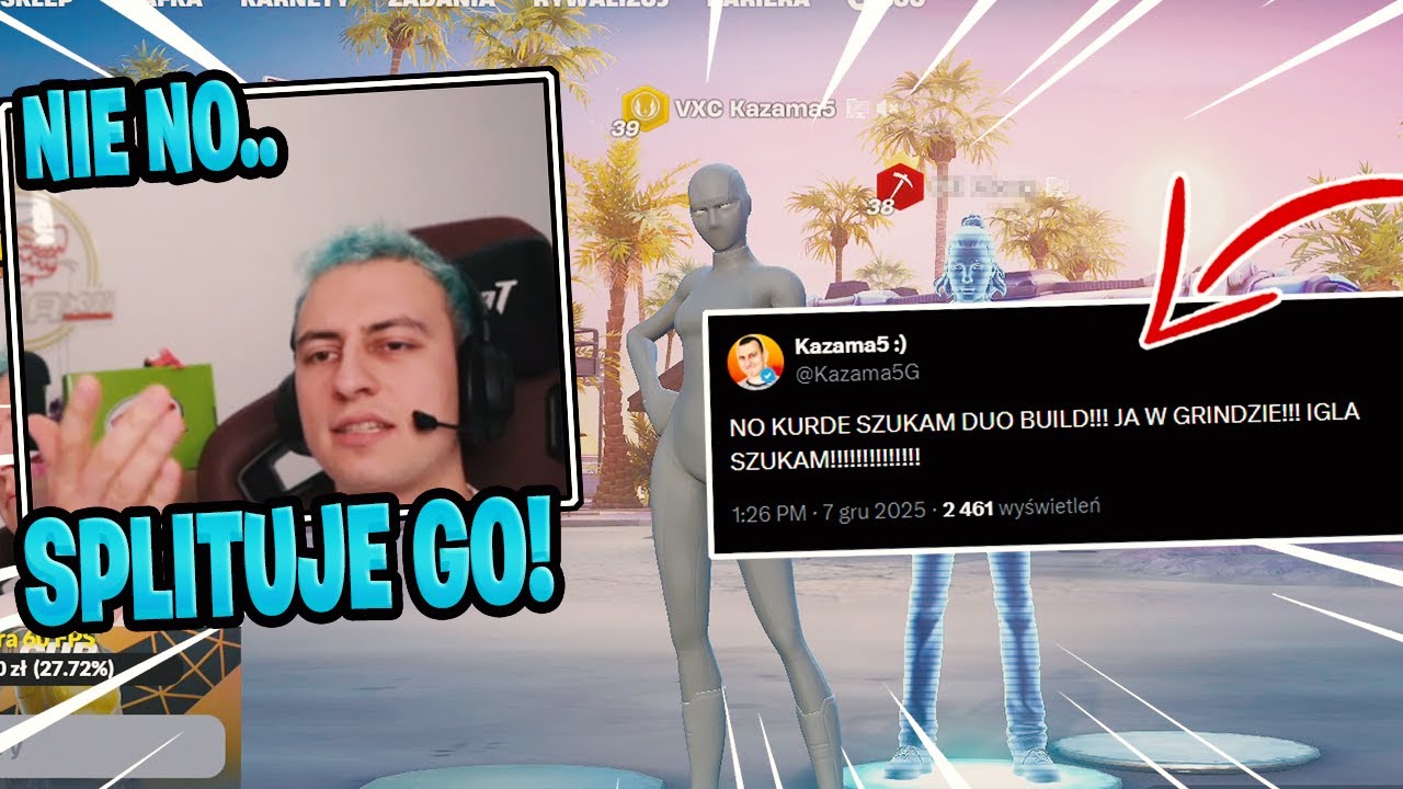 😨 KAZAMA *SPLITUJE* SWOJEGO DUO Z KTÓRYM DOSTAŁ SIĘ DO PÓŁFINAŁÓW MISTRZOSTW POLSKI!?