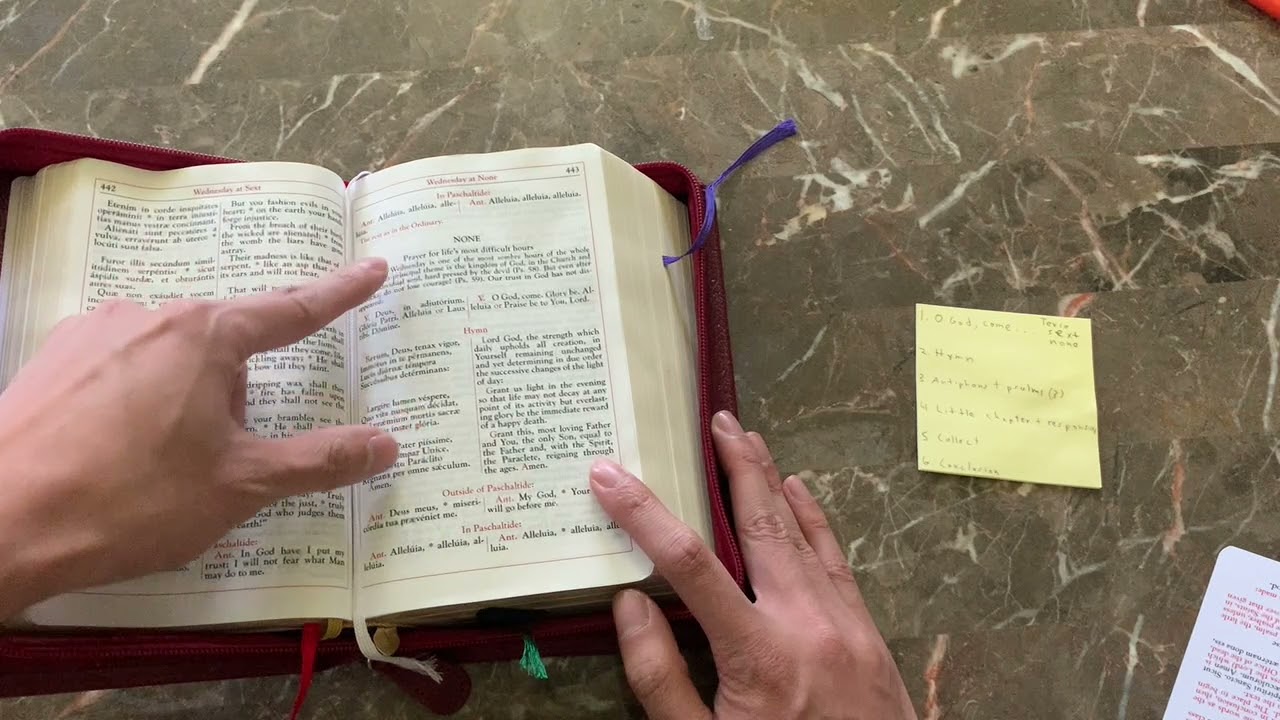 Roman Breviary (1961): How to Pray the Minor Hours