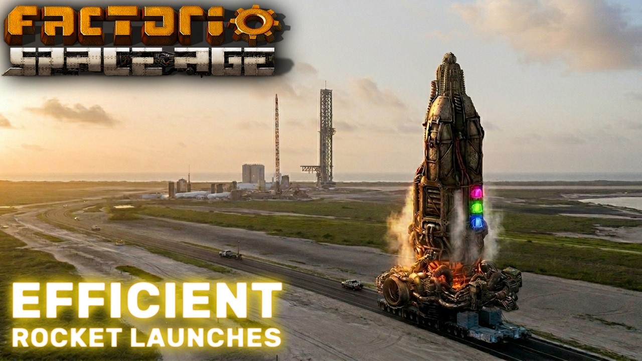 How to Build Space Platforms EFFICIENTLY in Factorio Space Age