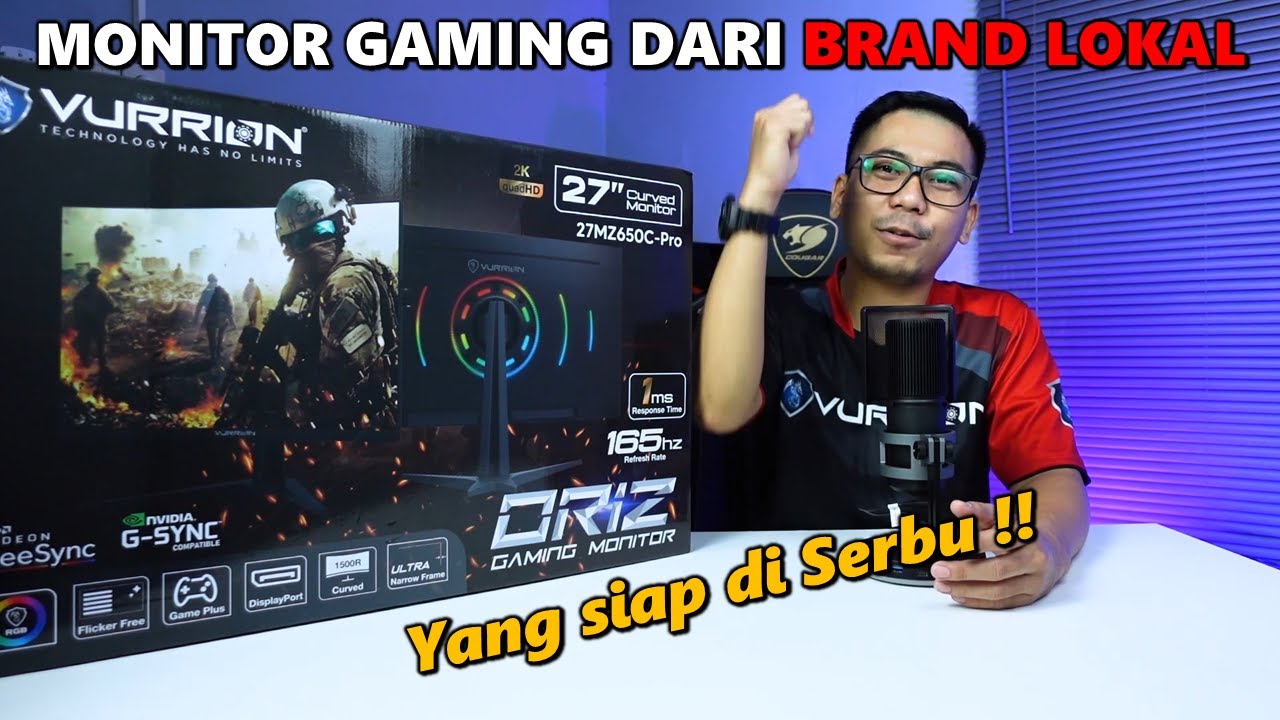 CURVED MONITOR GAMING DARI BRAND LOKAL YANG RECOMMENDED | VURRION ORIZ GAMING MONITOR 27MZ650C-PRO
