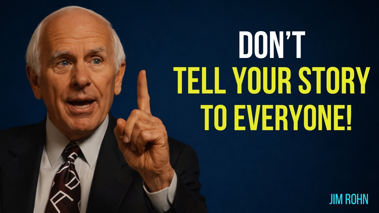 DON'T TELL YOUR STORY TO EVERYONE - Jim Rohn Motivation ||