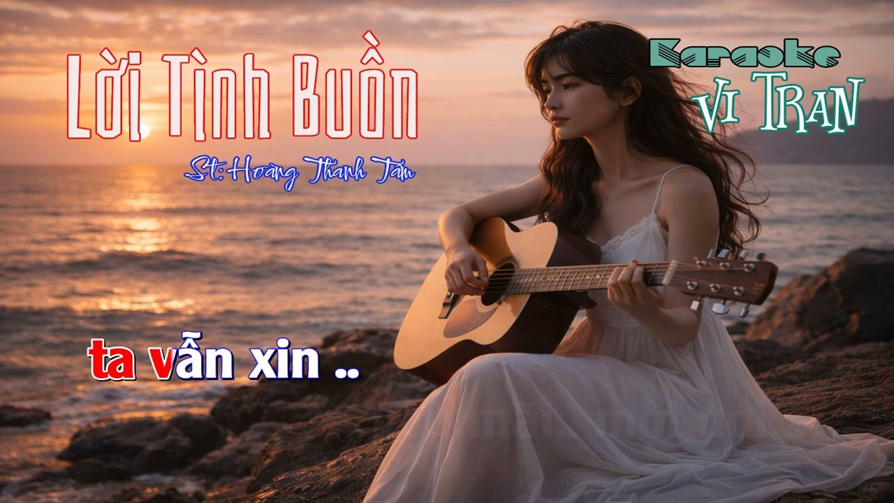 Karaoke Lời Tình Buồn – Tone Nam | Karaoke Vi Tran