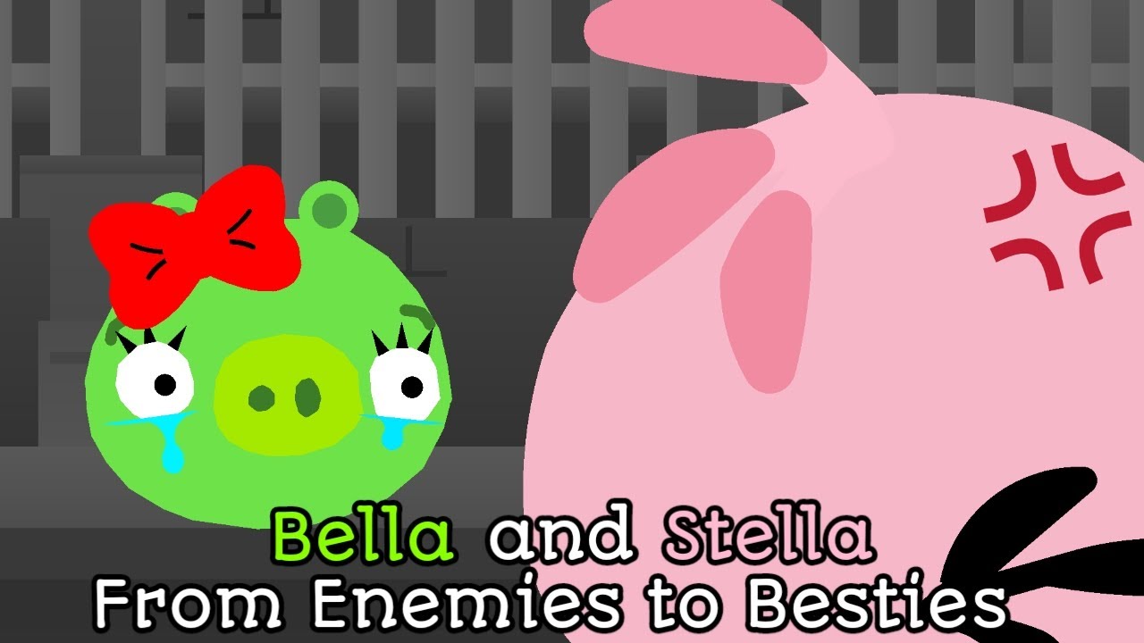 Bella and Stella: From Enemies to Besties || Angry Birds Stick Nodes Animation Season 1 Episode 9