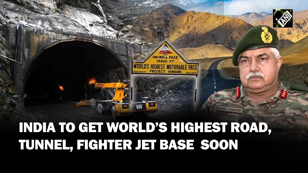 India building world&rsquo;s highest road, tunnel, fighter jet base in Eastern Ladakh