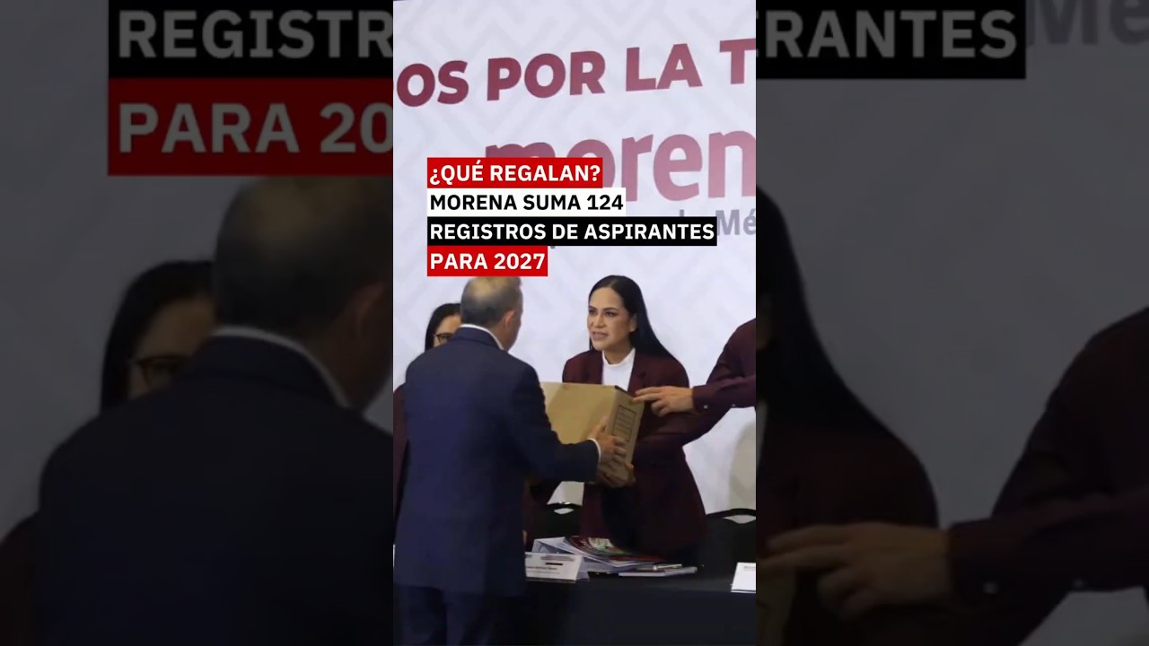 📊 Morena acumula 124 registros de aspirantes rumbo a 2027
