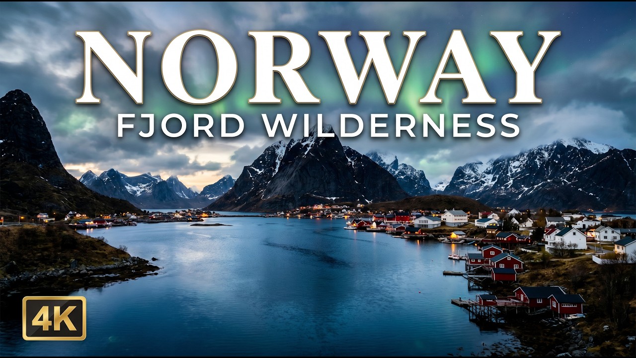NORWAY: Where Mountains Touch the Ocean | 4K Cinematic Journey