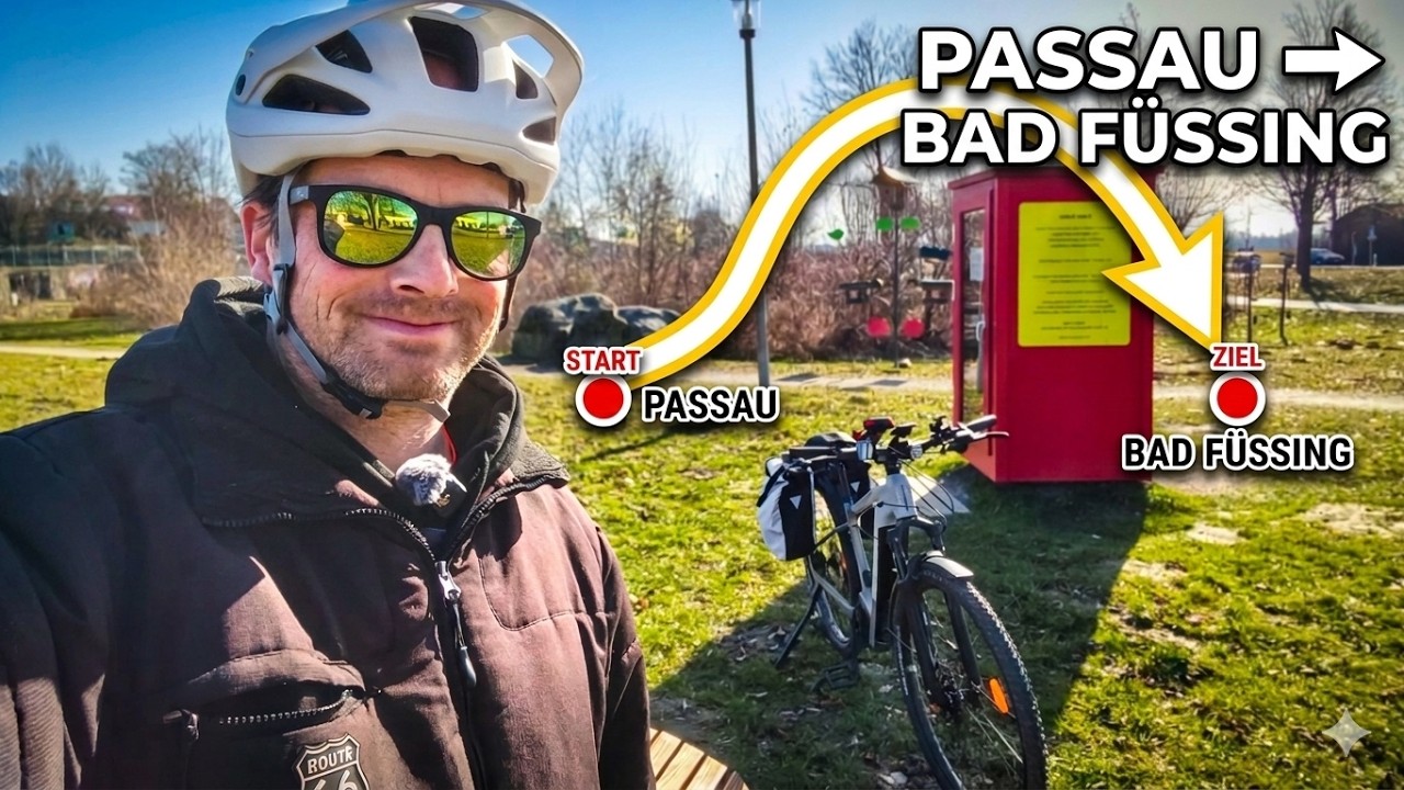 E-Bike-Tour von Passau nach Bad Füssing Die beste Route. #ebike #ebiketour #passau