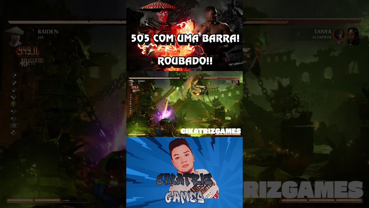⚡ Raiden e Jax no MK1 – Combo do NinjaKilla! ⚡