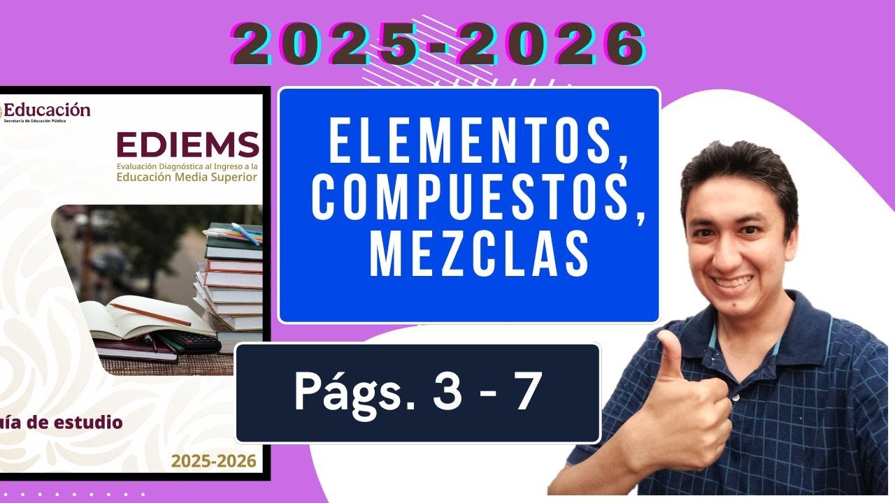 EDIEMS 2025 - 01 Elementos Compuestos y Mezclas