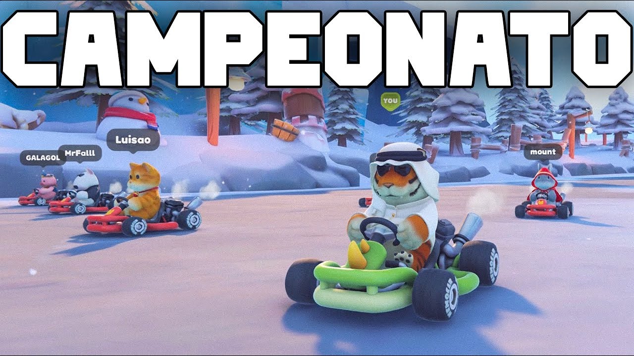 6 idiotas competitivos competem no Mario Kart do Party Animals