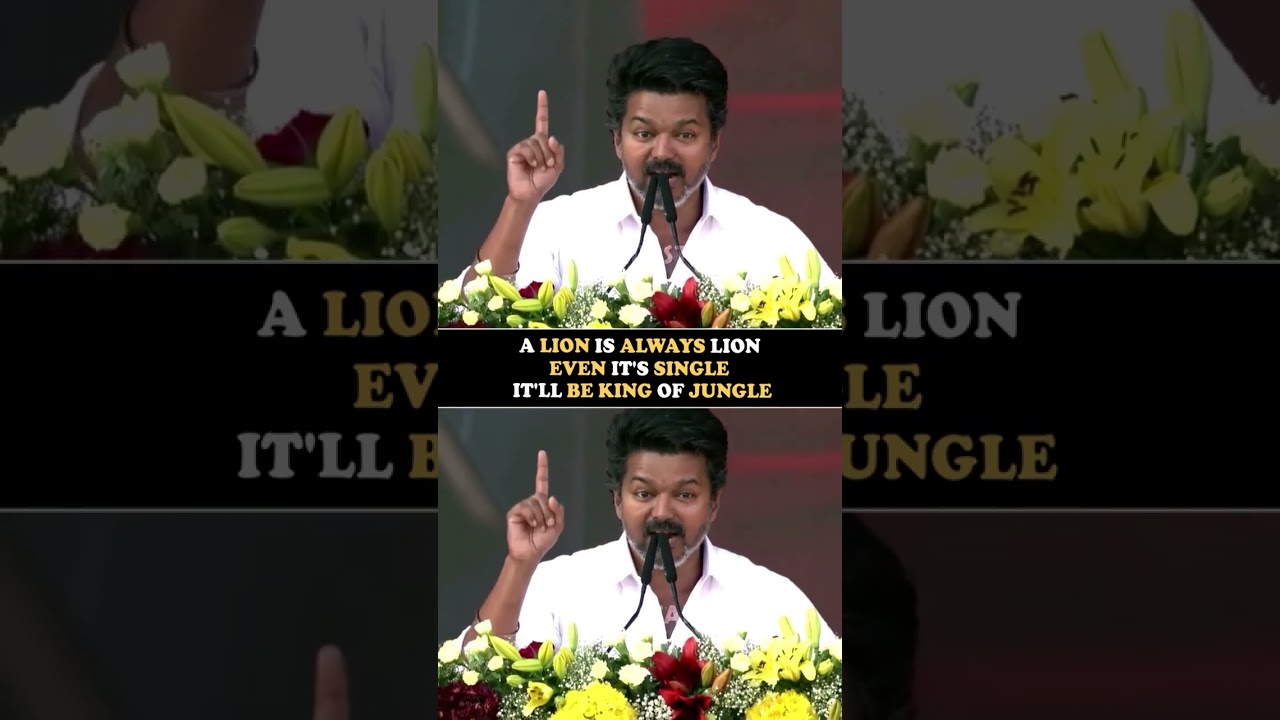 One Vote&hellip; One Voice&hellip; One Leader 🔥 | Mass Victory Speech #tvk #vijay