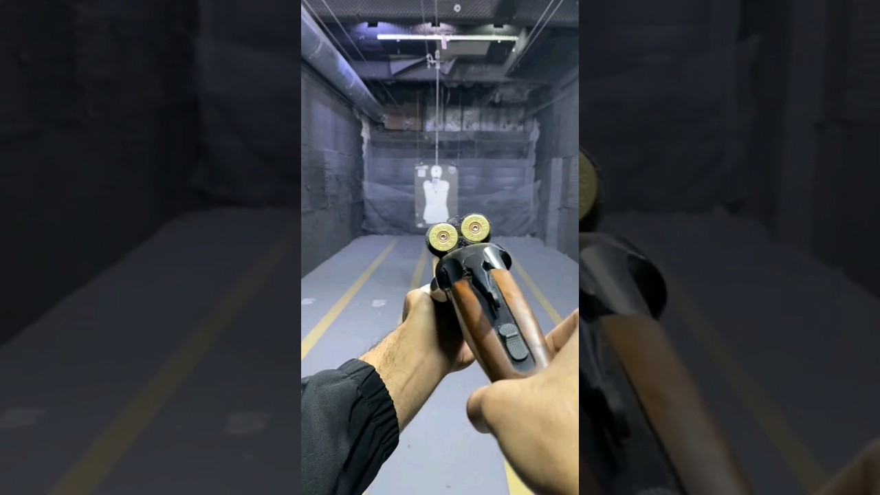 Calibre 12 cano duplo 😱💥💥💥 #armas