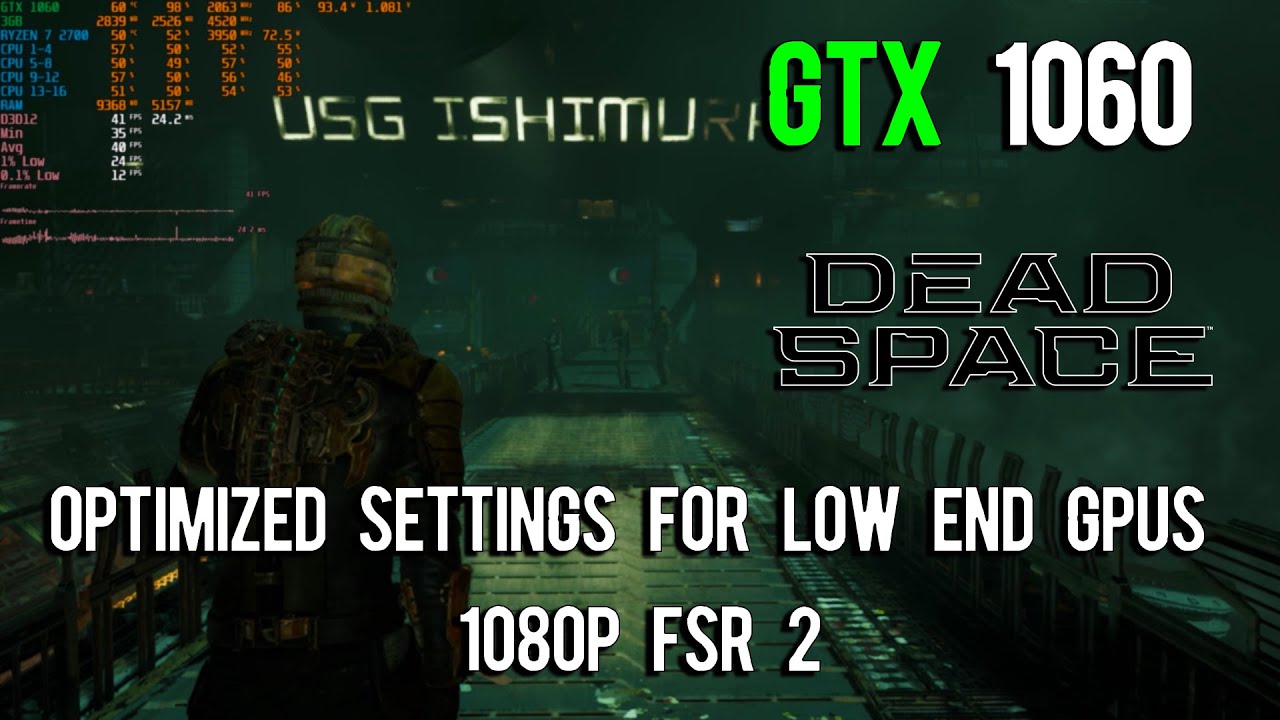 Dead Space Remake | Optimized Settings | GTX 1060 3GB + Free Trial