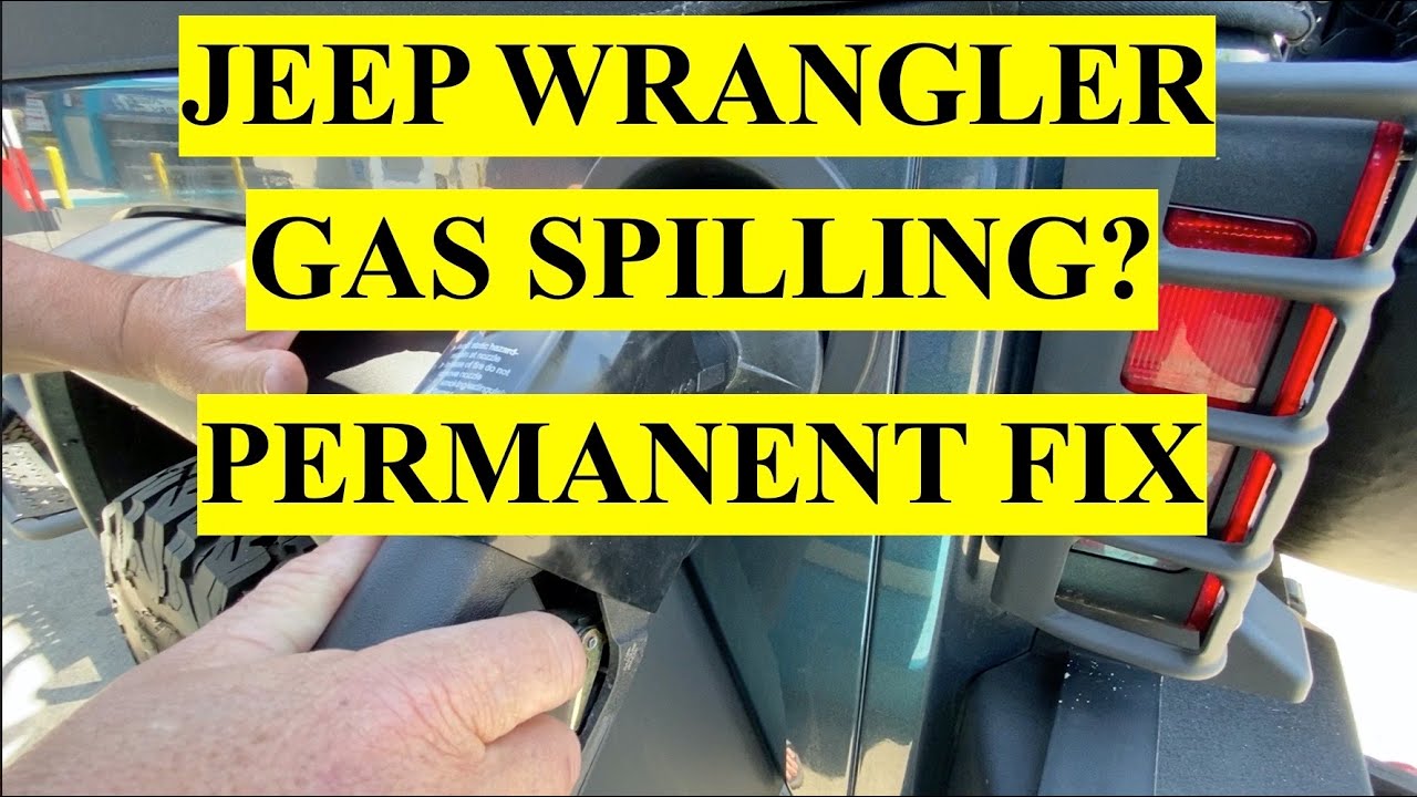 Gas Overflowing/ Spilling when Filling Up Gas Tank on Wrangler 2007-12- Permanent Fix