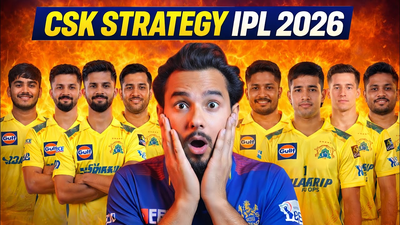 CSK IPL 2026 Full Strategy 💛 Strongest Playing 11 + Player Roles | Dhoni Masterplan 🔥