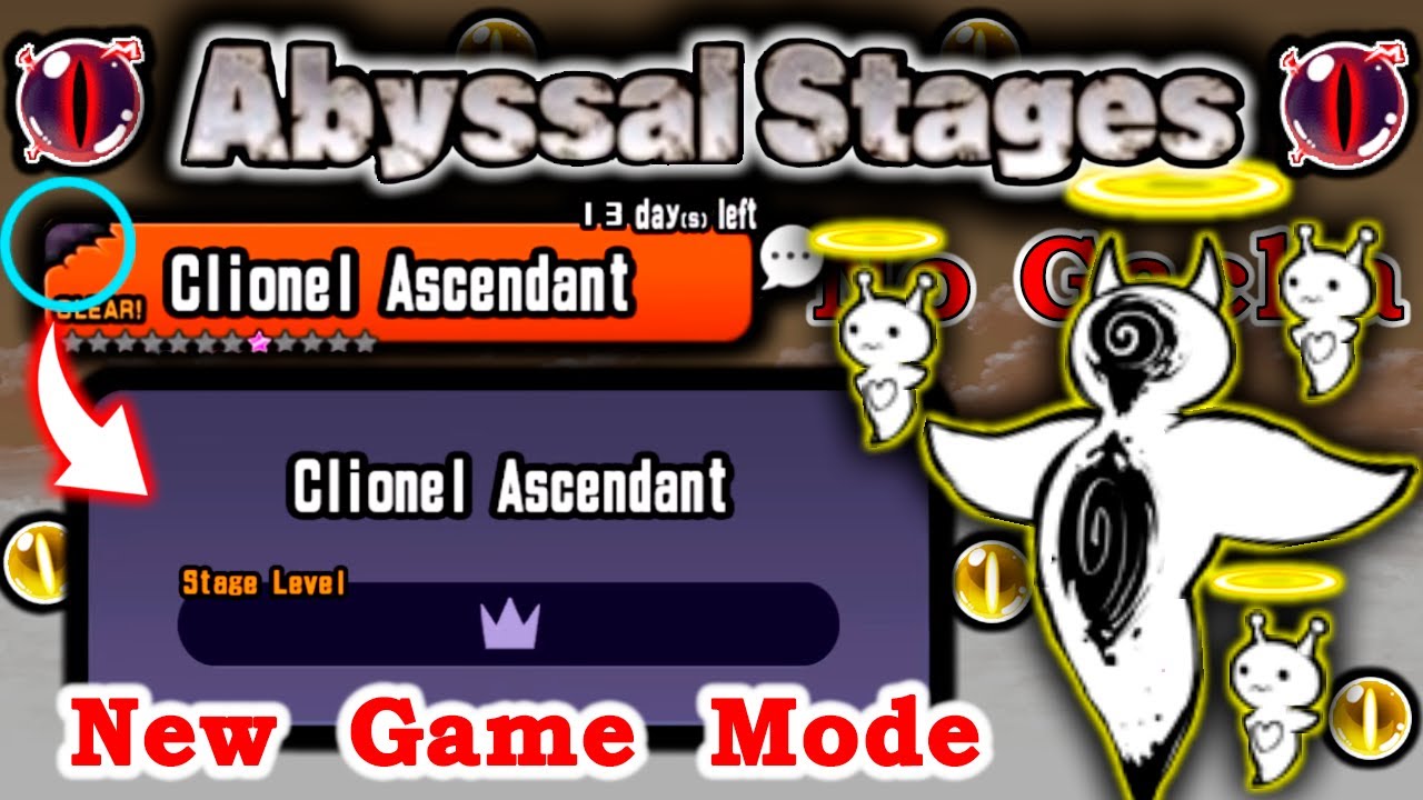 SECOND ABYSSAL STAGE - FARMING DARKEYES - Clionel Ascendant - Update 15.1 - No Gacha - Battle Cats