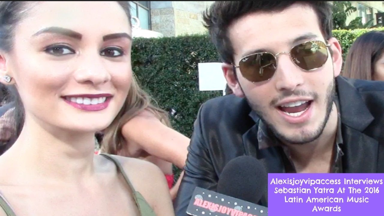 Sebastian Yatra Interview With Alexisjoyvipaccess At The 2016 Latin American Music Awards