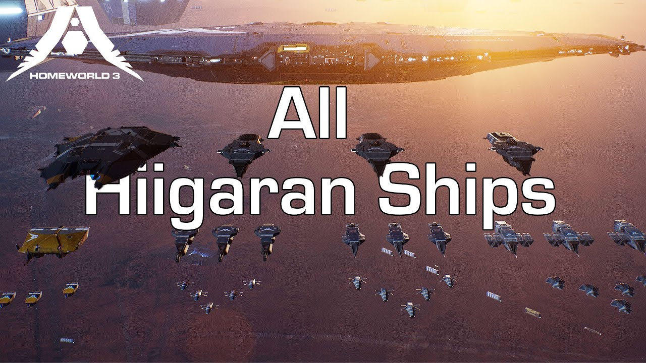 HOMEWORLD 3 - Hiigaran Ships full release